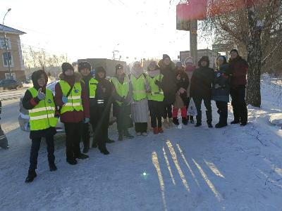 12 января на территории Кировского района прошла акция «Письмо водителю»