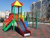В Кировском районе открылась новая детская площадка