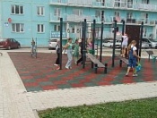 Новая спортивная площадка на ул. Сотникова