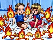 Меры по предупреждению пожаров от шалости детей 