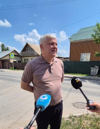Глава администрации Кировского района Андрей Выходцев посетил с рабочим визитом город Бердск