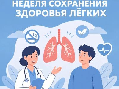 Неделя сохранения здоровья лёгких: ключевые факторы риска и меры профилактики 
