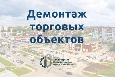 О демонтаже самовольного нестационарного объекта