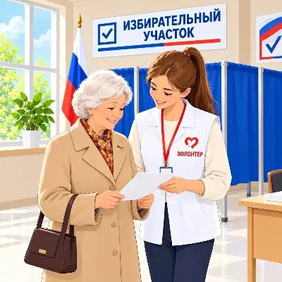 Цифровой сервис «Волонтёры на избирательном участке» поможет сделать голосование удобнее 